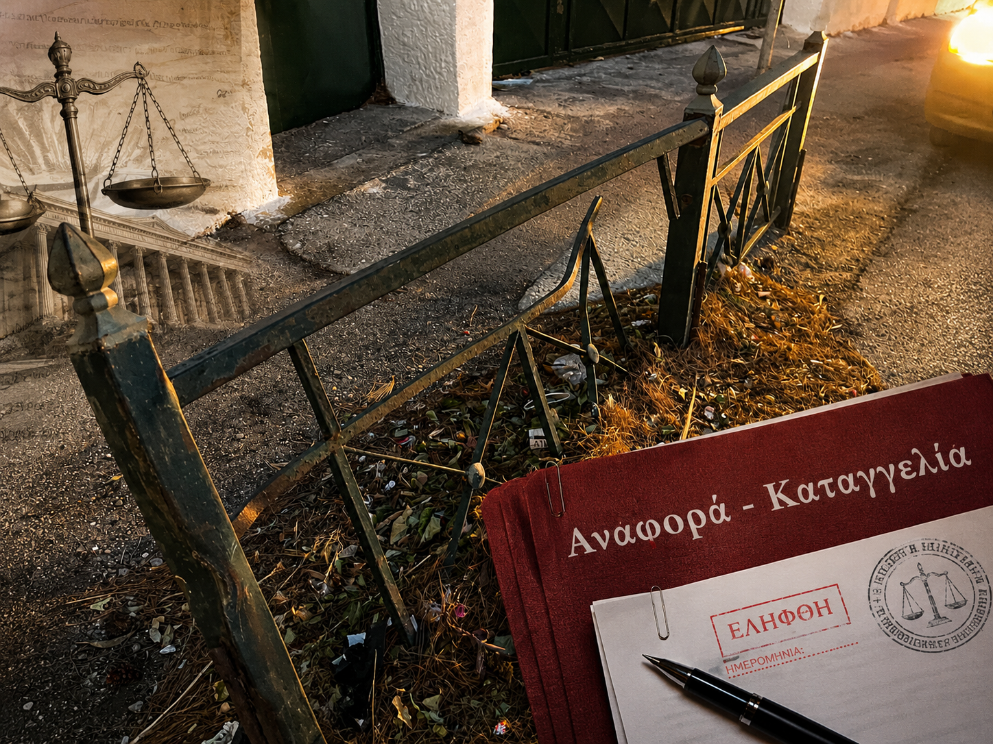 Δεν είναι το κάγκελο. Είναι η αδιαφορία.